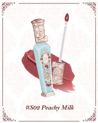 Помада для губ Strawberry Rococo від Flower Knows (S02 Peachy Milk) SRCLCS02PM фото