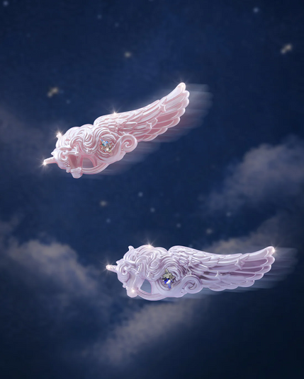 ПЕРЕДЗАМОВЛЕННЯ! Заколка для волосся рожева Pink Crystal (Knight