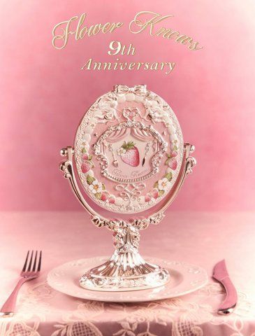 УЦІНКА!(Примʼята картина упаковка)Настільне дзеркало 9th Anniversary від Flower Knows DisFK9THATM фото
