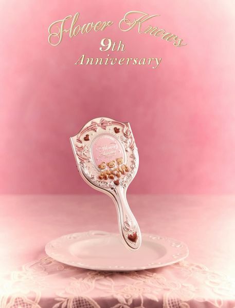 Гребінець для волосся 9th Anniversary Flower Knows FKHC9A фото