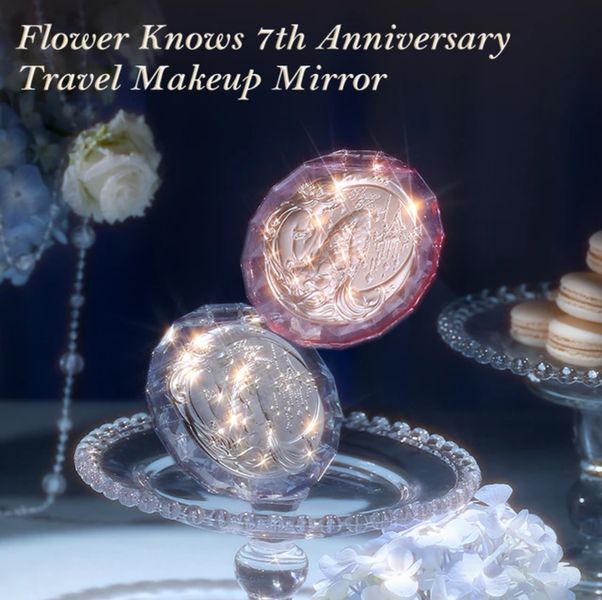 Компактне люстерко 7th Anniversary від Flower Knows (Pink) FK7AHMP фото