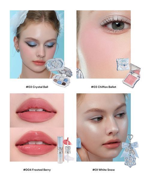 Набір Icy Bloom Set від Flower Knows (Snow Ballet) &mdash; блакитний IBSETC фото