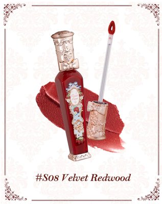 Помада для губ Strawberry Rococo від Flower Knows (S08 Velvet Redwood) SRCLCS08VR фото